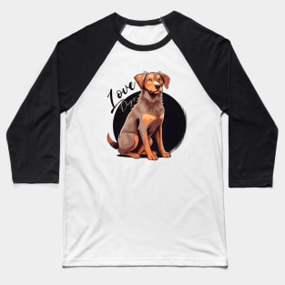 Cute Australian Shepherd Baseball T-Shirt